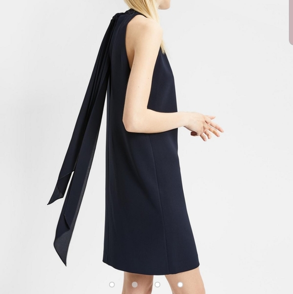 THEORY CLEAN HALTER DAY DRESS - Picture 3 of 8